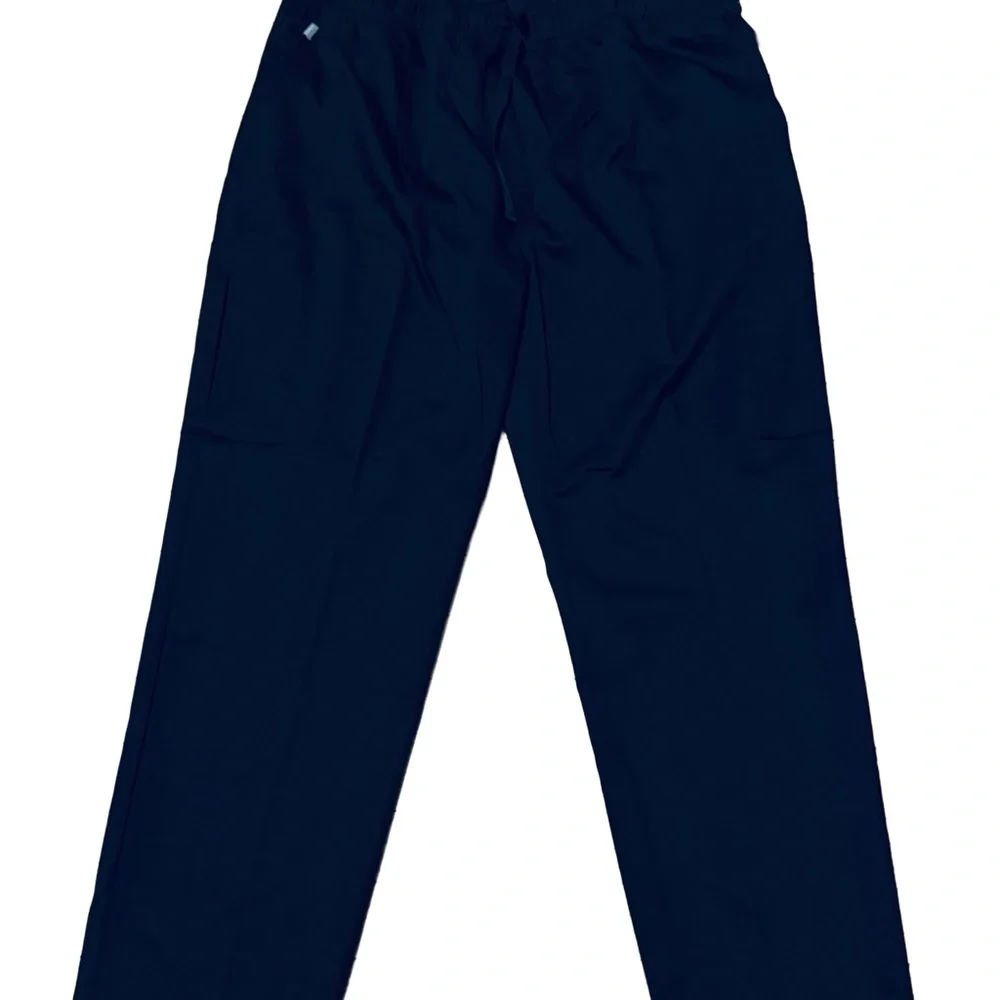 Hanes Men's Comort Plus Navy Blue Scrub Set - Picture 4 of 8